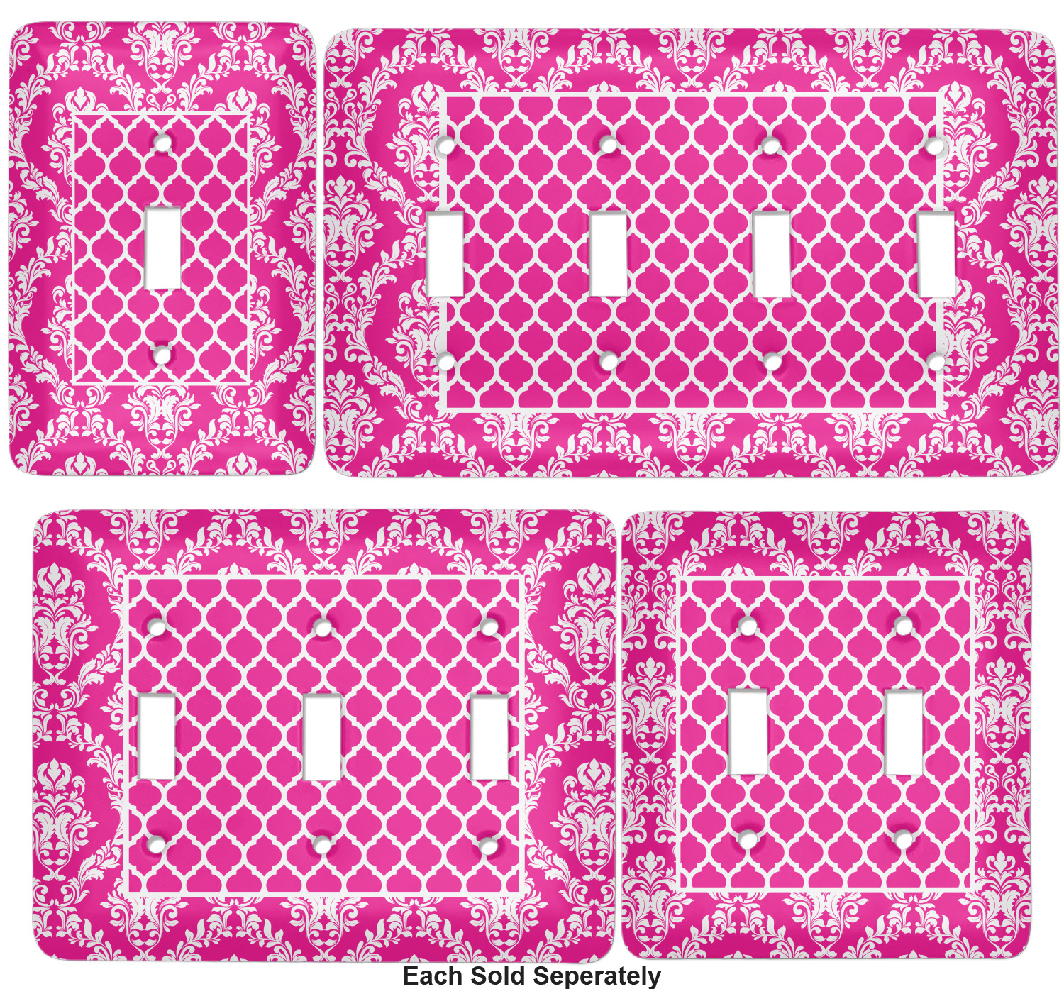 Moroccan & Damask Light Switch Cover (Personalized) YouCustomizeIt