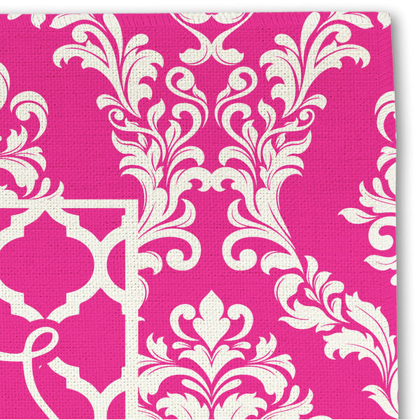 Moroccan & Damask Linen Placemat - DETAIL