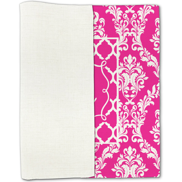 Moroccan & Damask Linen Placemat - Folded Half