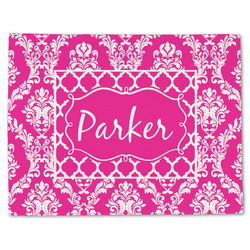 Moroccan & Damask Single-Sided Linen Placemat - Single w/ Name or Text
