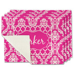 Moroccan & Damask Single-Sided Linen Placemat - Set of 4 w/ Name or Text