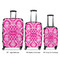 Moroccan & Damask Luggage Bags all sizes - With Handle
