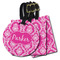 Moroccan & Damask Luggage Tags - 3 Shapes Availabel