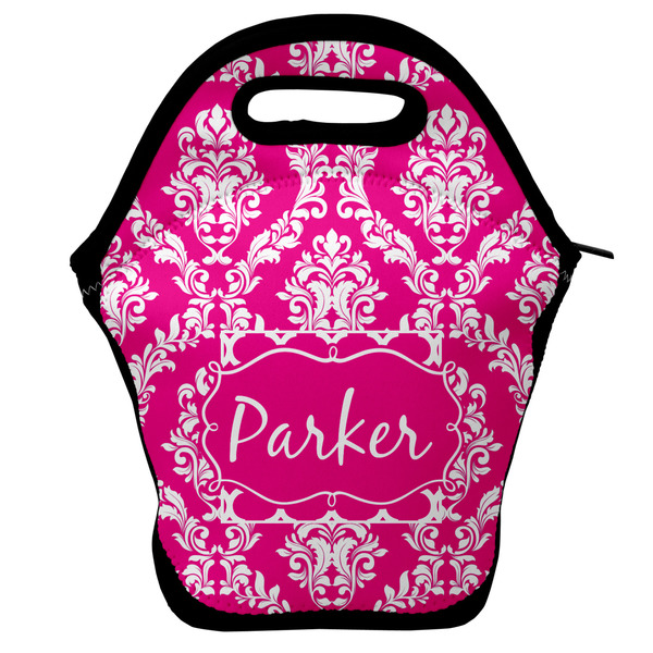 Custom Moroccan & Damask Lunch Bag w/ Name or Text