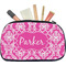 Moroccan & Damask Makeup / Cosmetic Bag - Medium (Personalized)