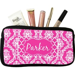 Moroccan & Damask Makeup / Cosmetic Bag - Small (Personalized)