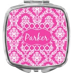 Moroccan & Damask Compact Makeup Mirror (Personalized)