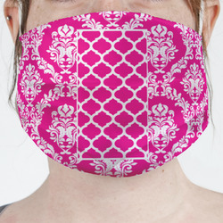 Moroccan & Damask Face Mask Cover (Personalized)