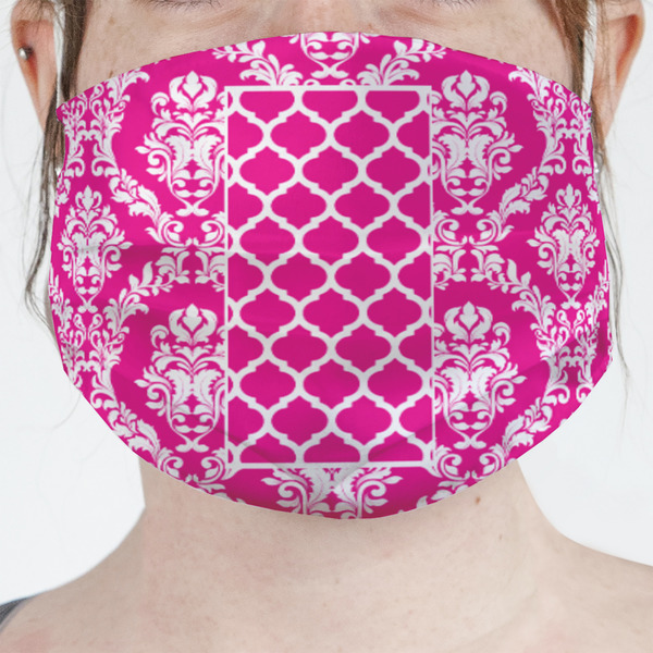 Custom Moroccan & Damask Face Mask Cover