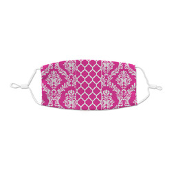 Moroccan & Damask Kid's Cloth Face Mask - XSmall