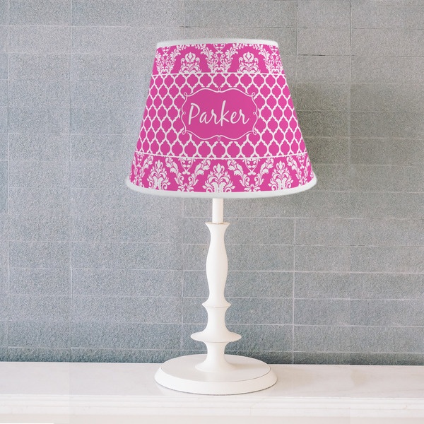 Moroccan & Damask Poly Film Empire Lampshade - Lifestyle