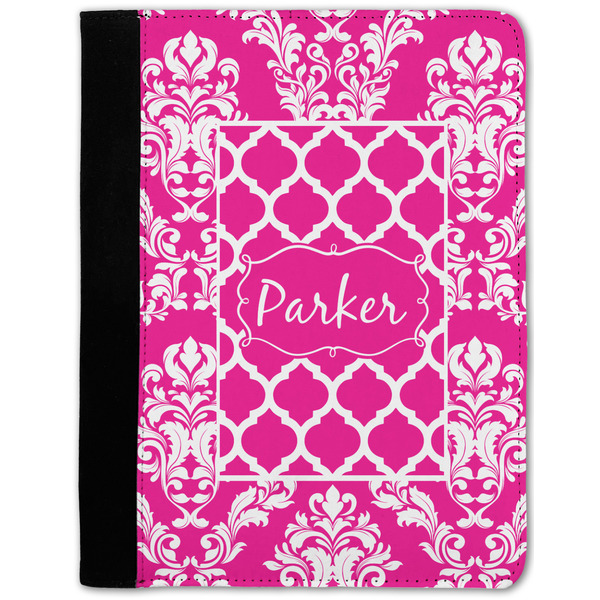 Custom Moroccan & Damask Notebook Padfolio w/ Name or Text