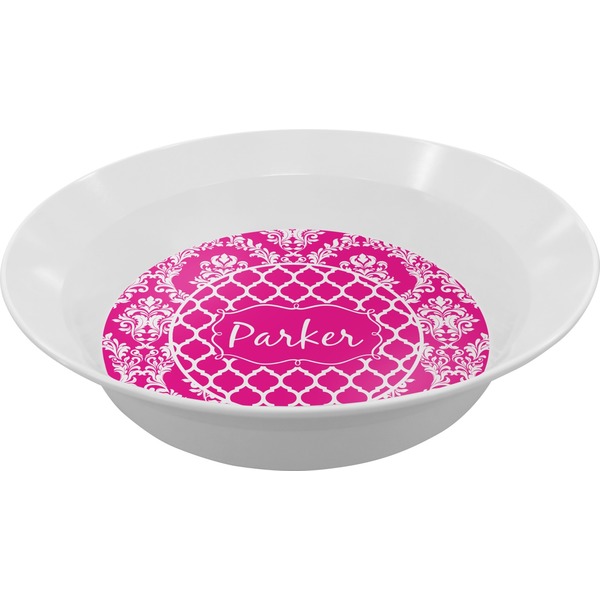 Custom Moroccan & Damask Melamine Bowl (Personalized)