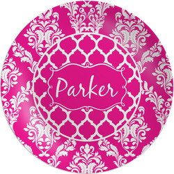 Moroccan & Damask Melamine Salad Plate - 8" (Personalized)