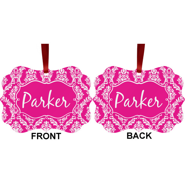 Moroccan & Damask Metal Benilux Ornament - Front and Back (APPROVAL)