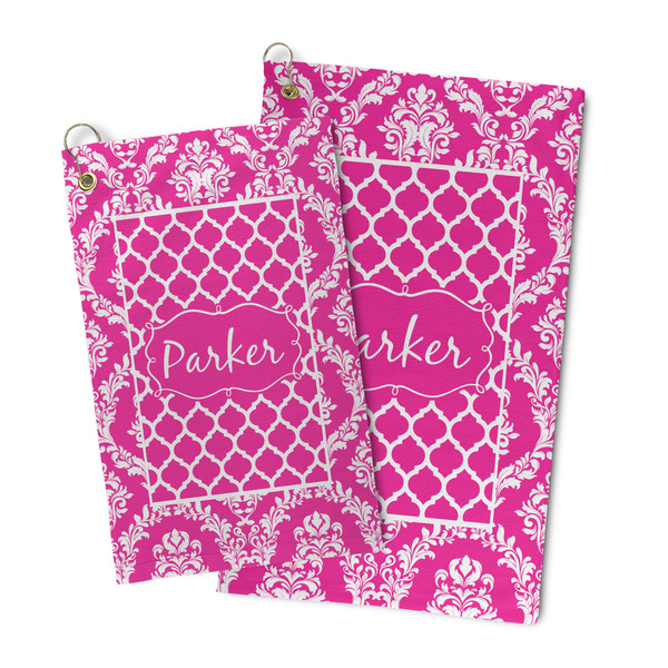 Moroccan & Damask Microfiber Golf Towel - PARENT MAIN