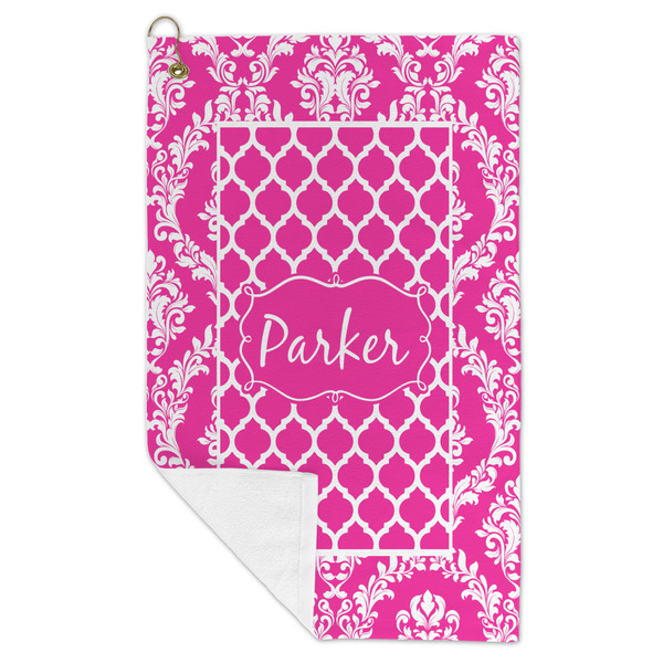 Moroccan & Damask Microfiber Golf Towels - FOLD
