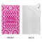 Moroccan & Damask Microfiber Golf Towels - Small - APPROVAL