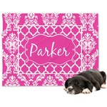 Moroccan & Damask Dog Blanket (Personalized)