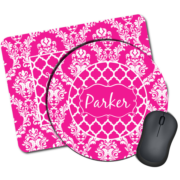 Custom Moroccan & Damask Mouse Pad (Personalized)