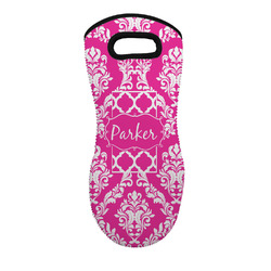 Moroccan & Damask Neoprene Oven Mitt w/ Name or Text