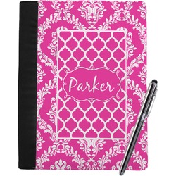 Moroccan & Damask Notebook Padfolio - Large w/ Name or Text