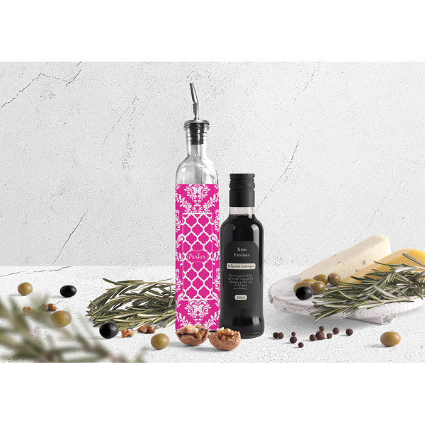 Moroccan & Damask Oil Dispenser Bottle - Lifestyle Photo