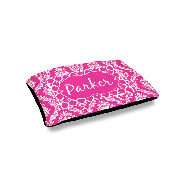 Custom Moroccan & Damask Outdoor Dog Bed - Small (Personalized)