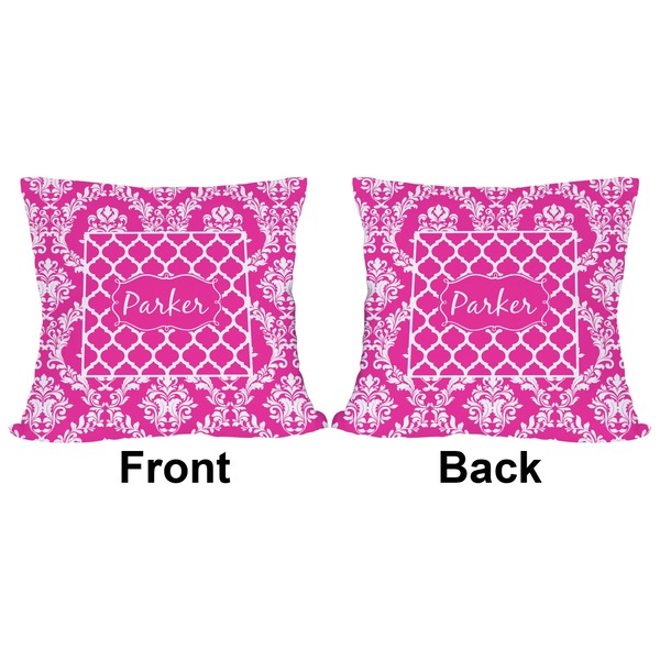 Moroccan & Damask Outdoor Pillow - 18x18