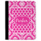 Moroccan & Damask Padfolio Clipboards - Large - FRONT