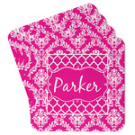 Moroccan & Damask Paper Coasters w/ Name or Text