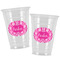 Moroccan & Damask Party Cups - 16oz - Alt View