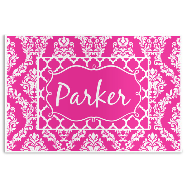 Custom Moroccan & Damask Disposable Paper Placemats (Personalized)