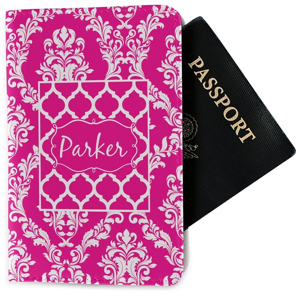 Custom Moroccan & Damask Passport Holder - Fabric (Personalized)