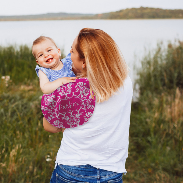 Moroccan & Damask Peanut Shaped Burp - Lifestyle