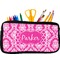 Moroccan & Damask Neoprene Pencil Case - Small w/ Name or Text