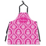 Moroccan & Damask Apron Without Pockets w/ Name or Text
