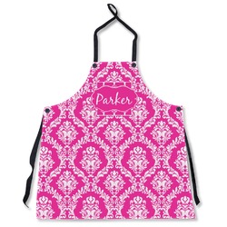 Moroccan & Damask Apron Without Pockets w/ Name or Text