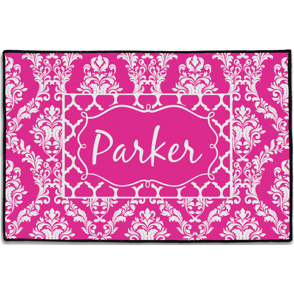 Custom Moroccan & Damask Door Mat - 36"x24" (Personalized)
