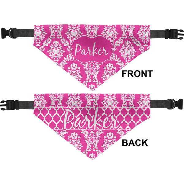 Moroccan & Damask Pet Bandana Approval