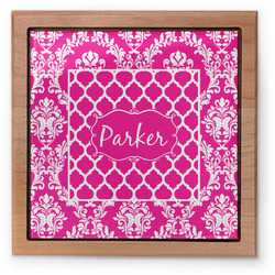 Moroccan & Damask Pet Urn w/ Name or Text