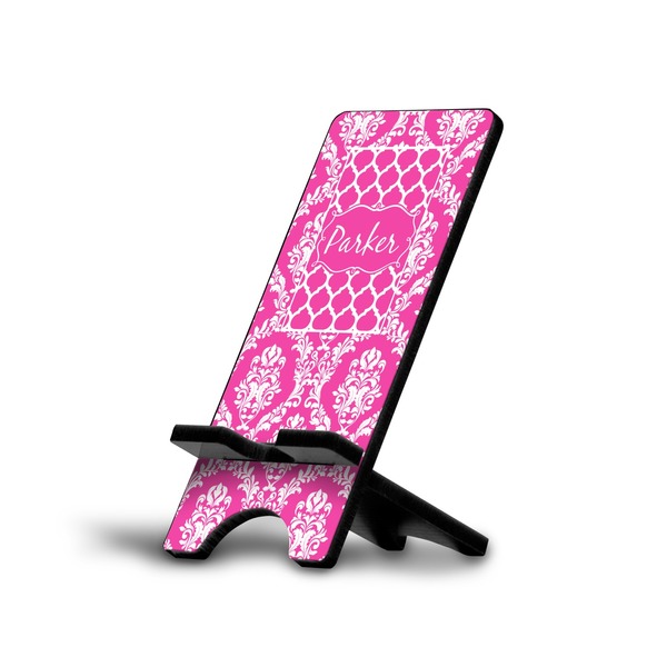 Custom Moroccan & Damask Cell Phone Stand (Small) (Personalized)