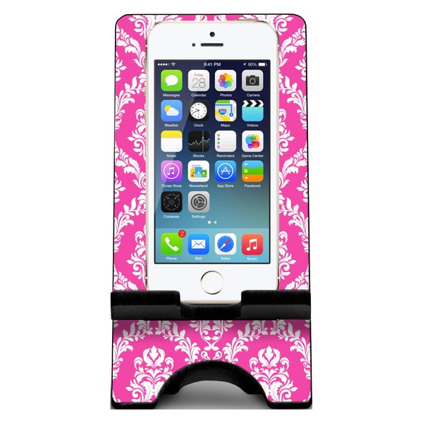 Moroccan & Damask Phone Stand w/ Phone