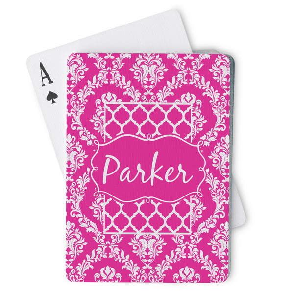 Custom Moroccan & Damask Playing Cards (Personalized)