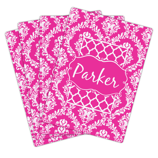 Moroccan & Damask Playing Cards - Hand Back View