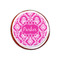 Moroccan & Damask Printed Icing Circle - XSmall - On Cookie
