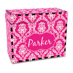 Moroccan & Damask Wood Recipe Box - Full Color Print (Personalized)