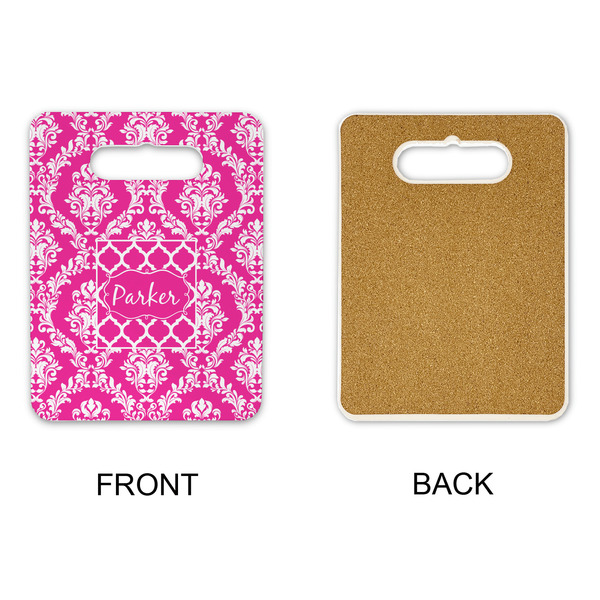 Moroccan & Damask Rectangle Trivet with Handle - APPROVAL