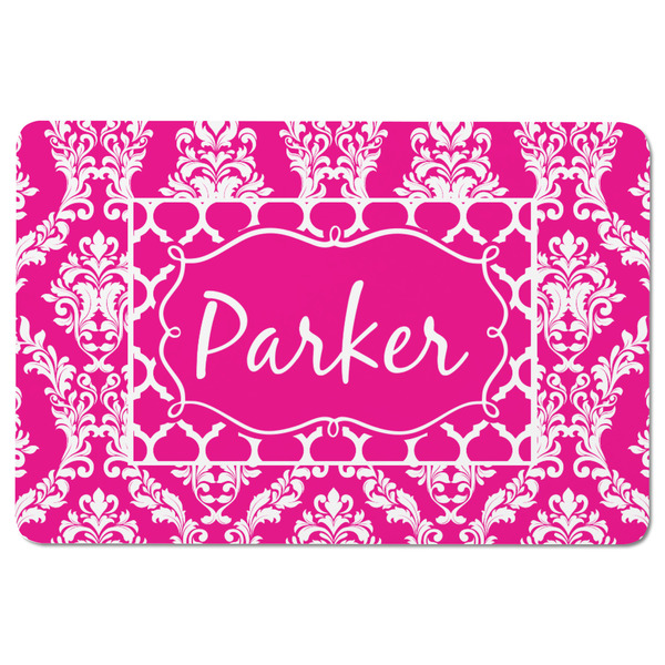 Moroccan & Damask Rectangular Fridge Magnet - FRONT