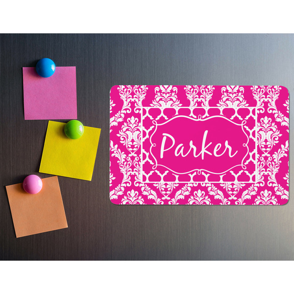 Moroccan & Damask Rectangular Fridge Magnet - LIFESTYLE